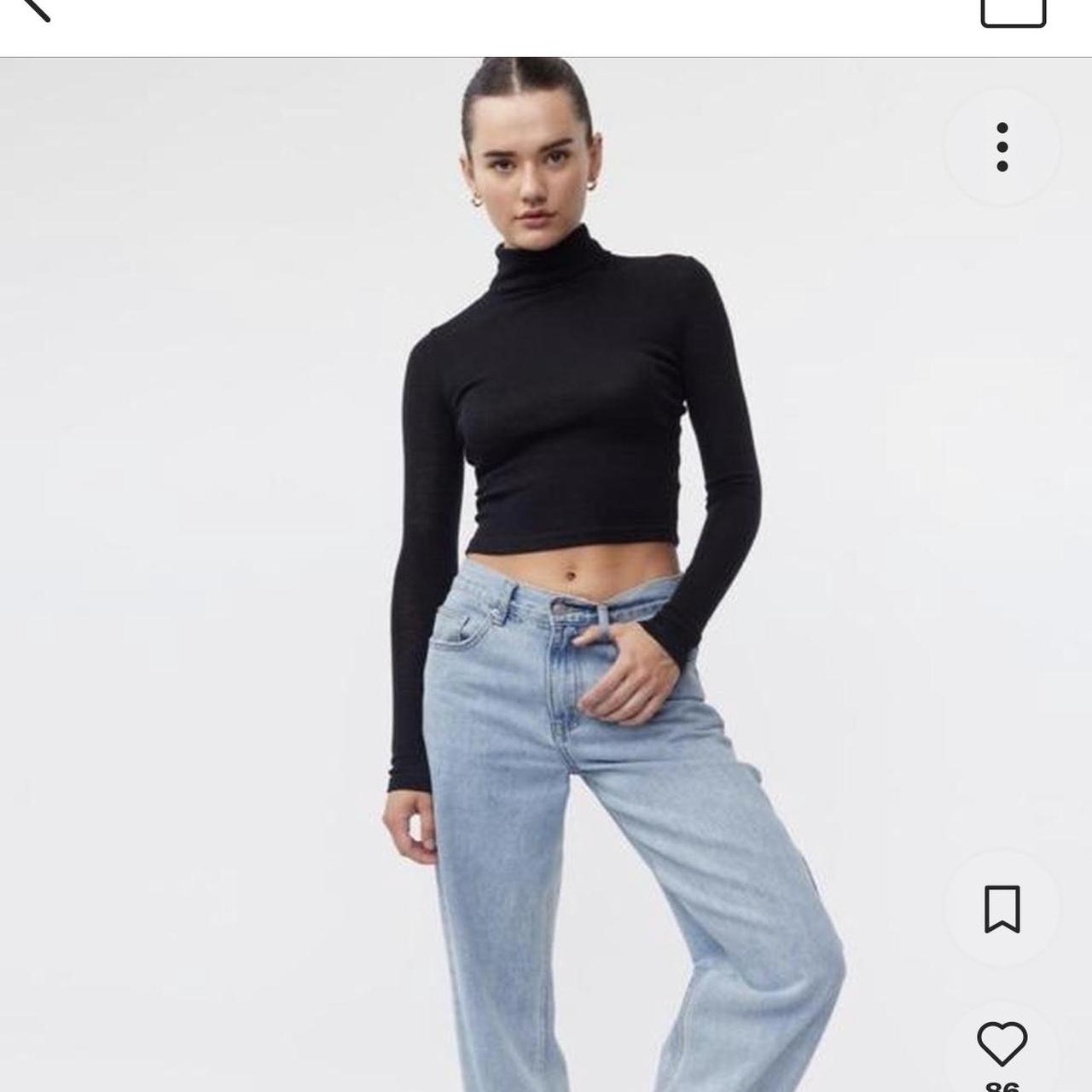 Merino Glassons Long Sleeve Crop Top Barely Depop