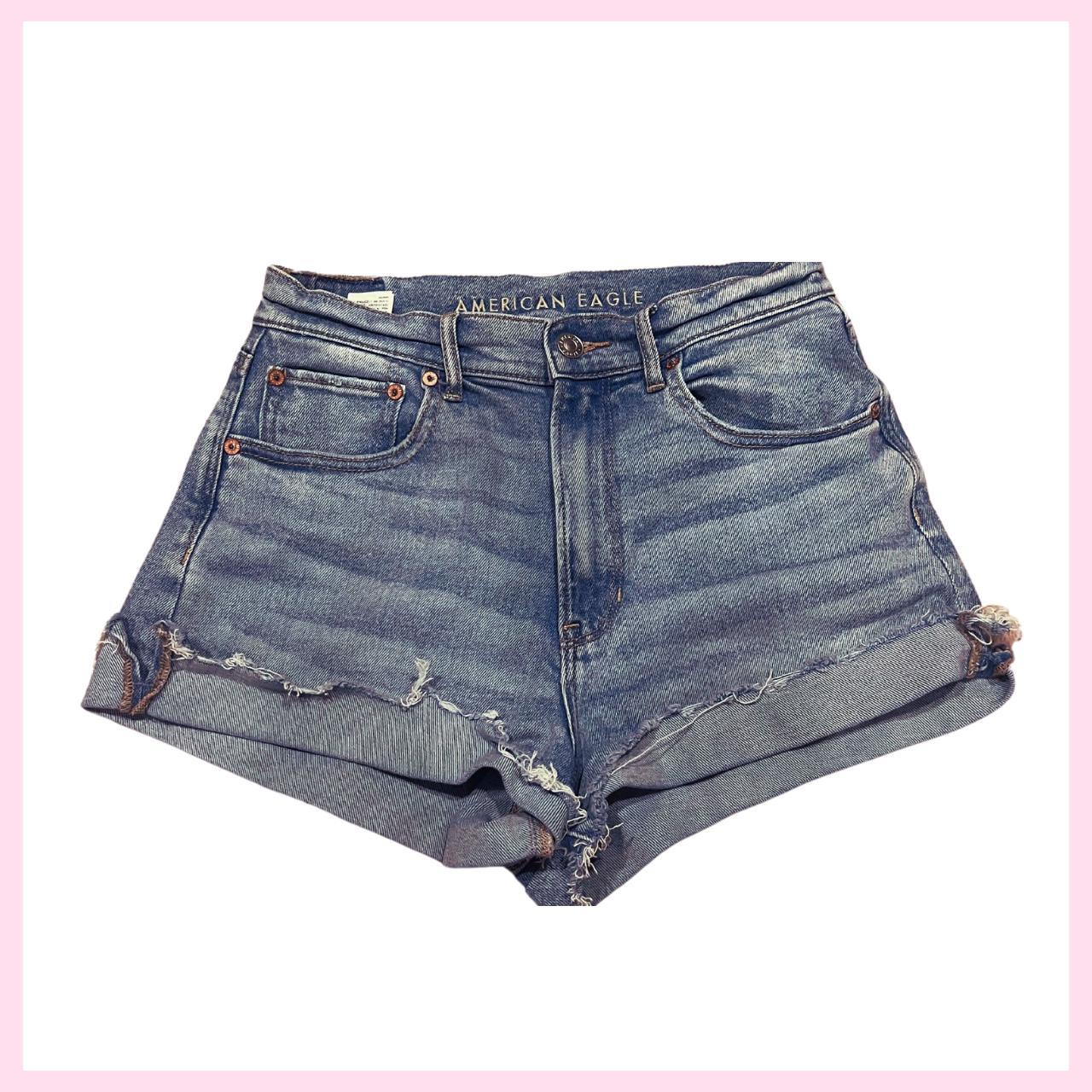 American Eagle Outfitters Women's Blue Shorts | Depop