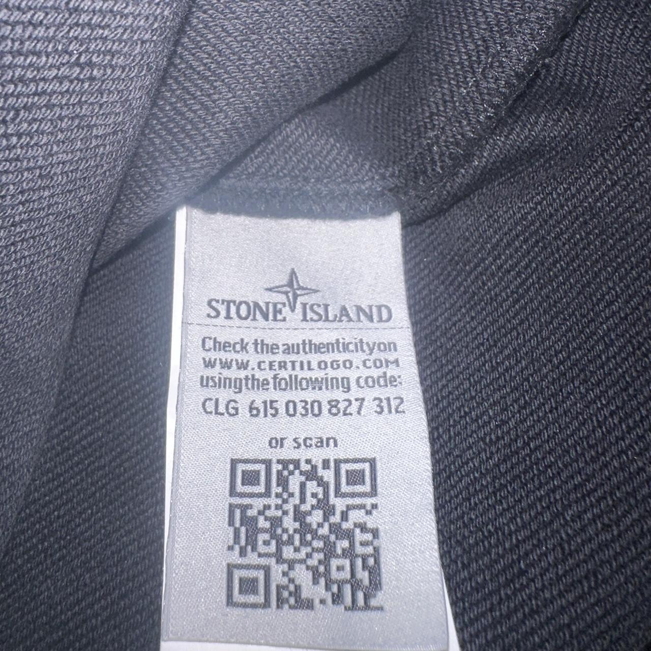 Stone Island Phantom Black Jumper Ghost Logo Size... - Depop