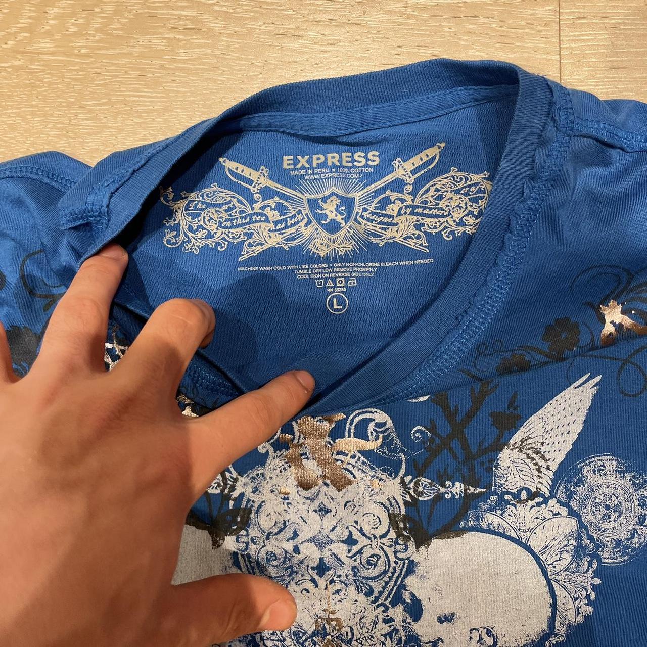 rare Express y2k long sleeve, with detailed | Depop