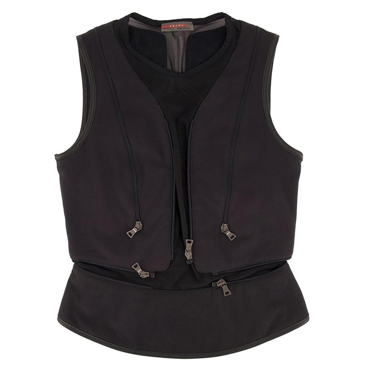 トップス PRADA 2011FW vintage double leather vest PRADA 2011FW vintage double leather vest