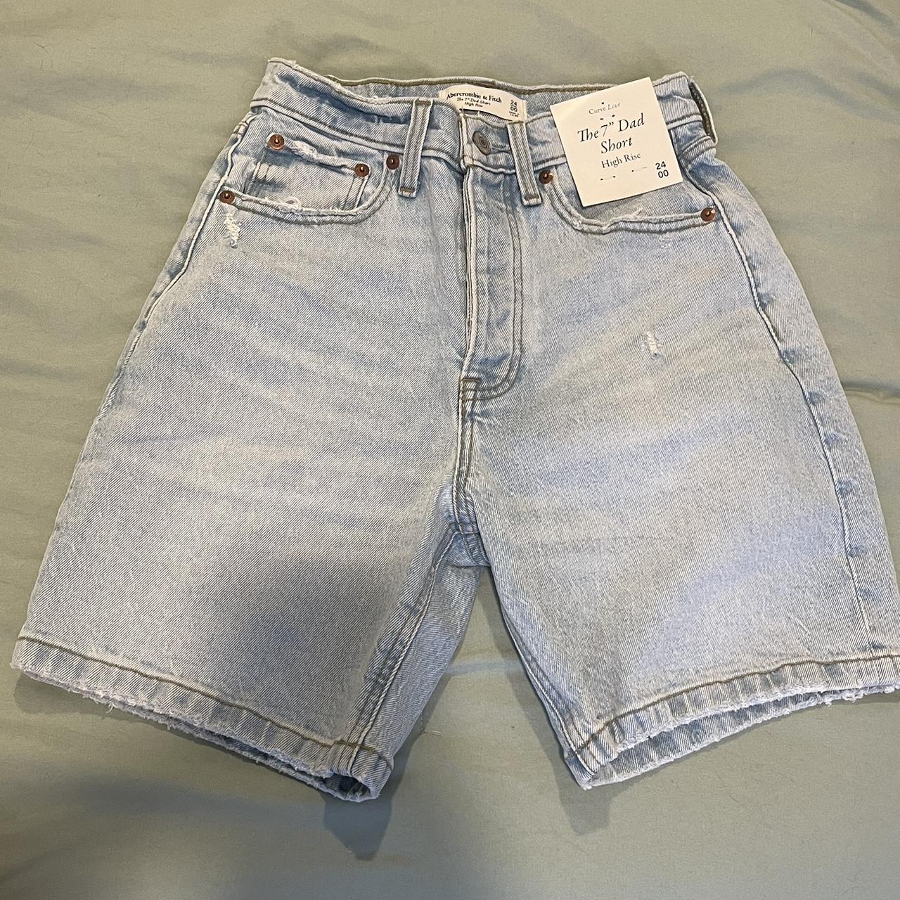Abercrombie denim dad shorts NWT Depop
