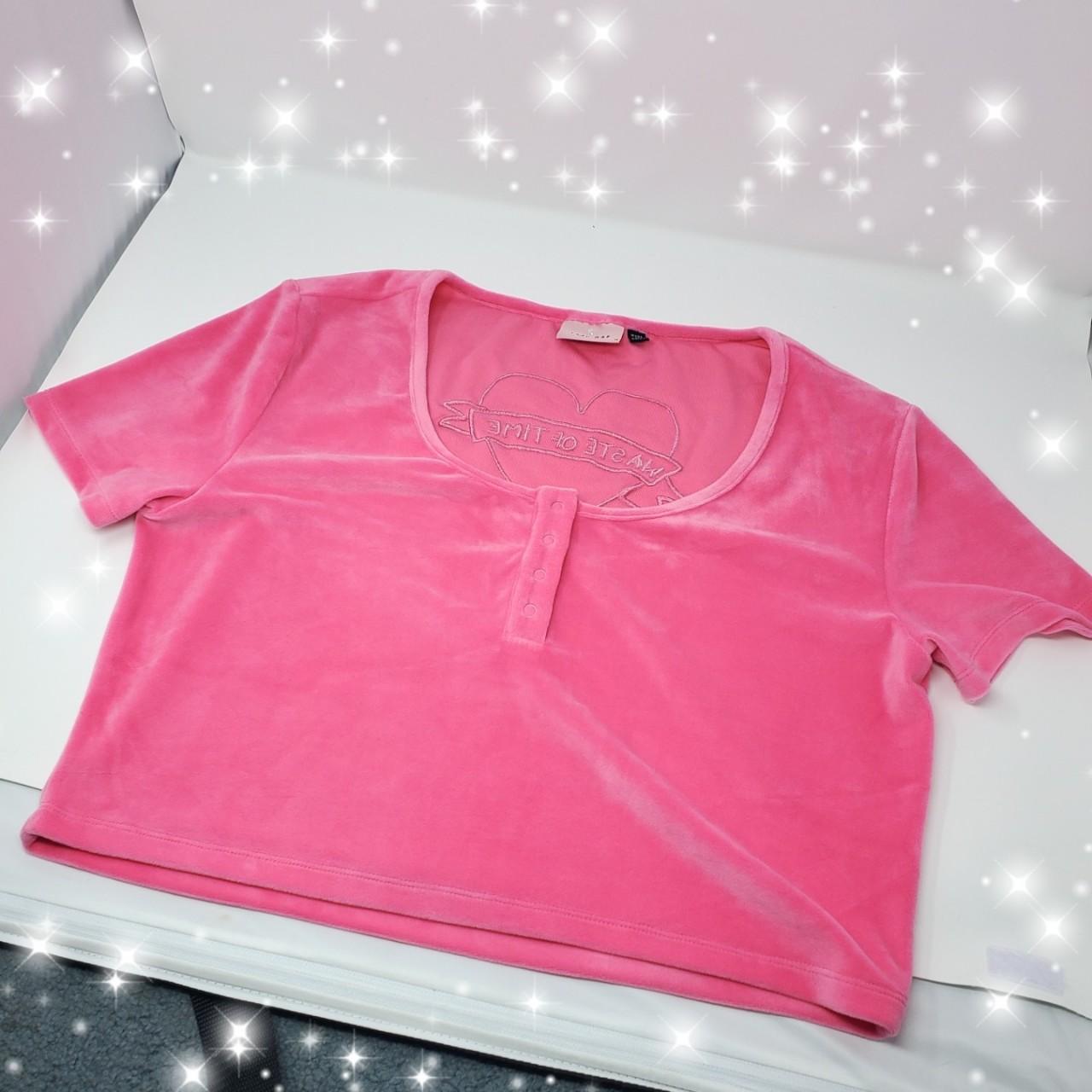 Lazy Oaf Women's Pink Crop-top