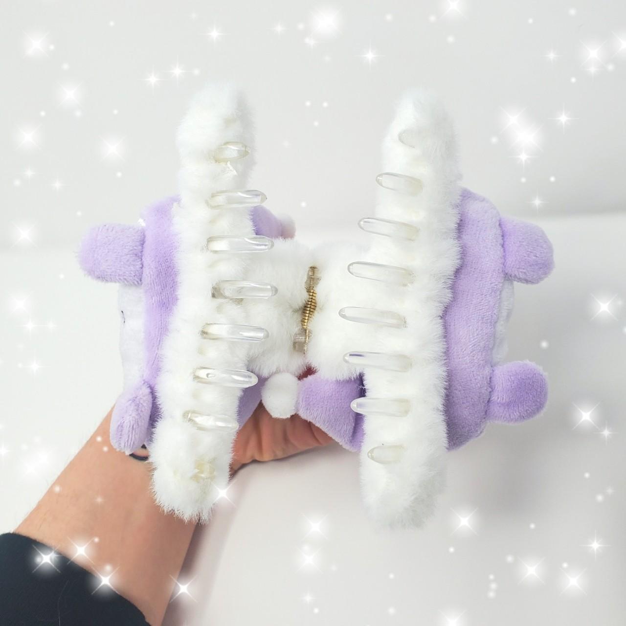 kuromi hair claw clip!!!! super fluffy and... Depop