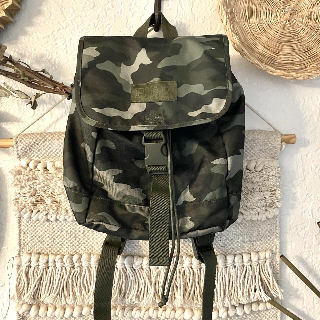 Mini camo backpack from pink hotsell