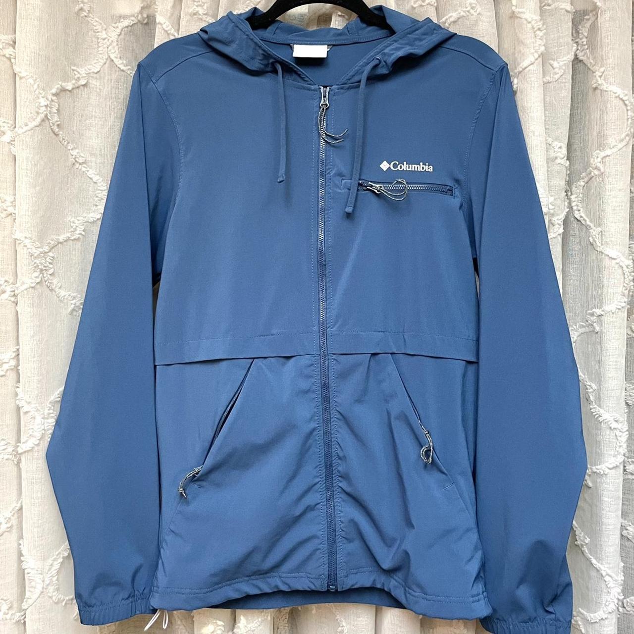 COLUMBIA Blue Jacket Mens Sz XS Center Ridge Full