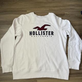 Sweatshirt HOLLISTER White Size M International In Cotton, 45% OFF