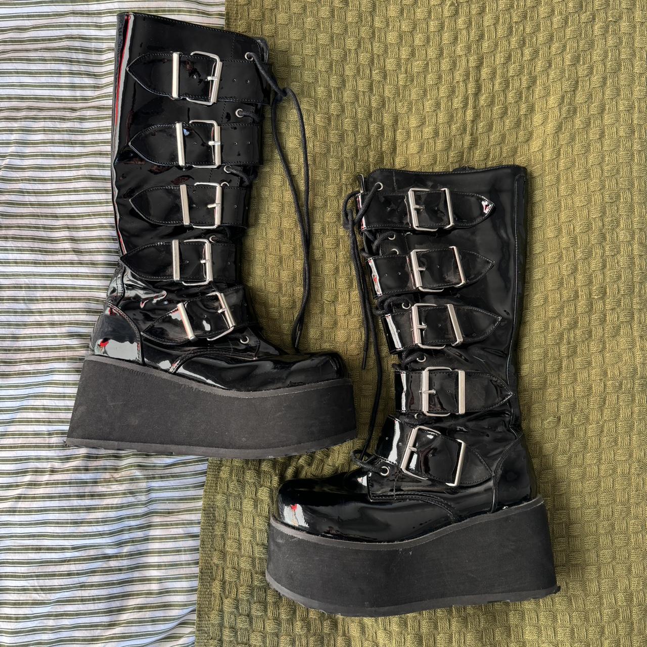 Demonia Trashville 518 Boots Unisex Goth Punk Emo Platform