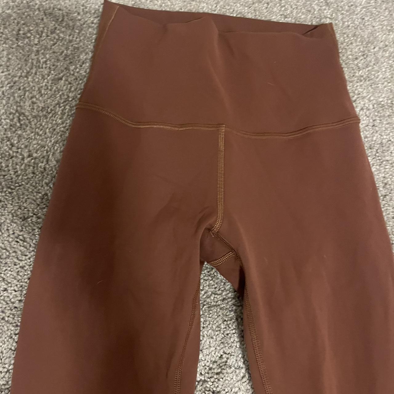 Lululemon Roasted Brown Wunder Train Size 2 Only - Depop