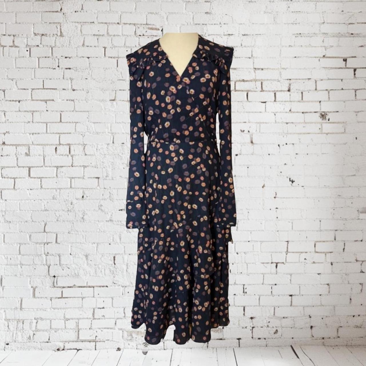 New Studio By Preen Debenhams Navy Daisy Print. Depop