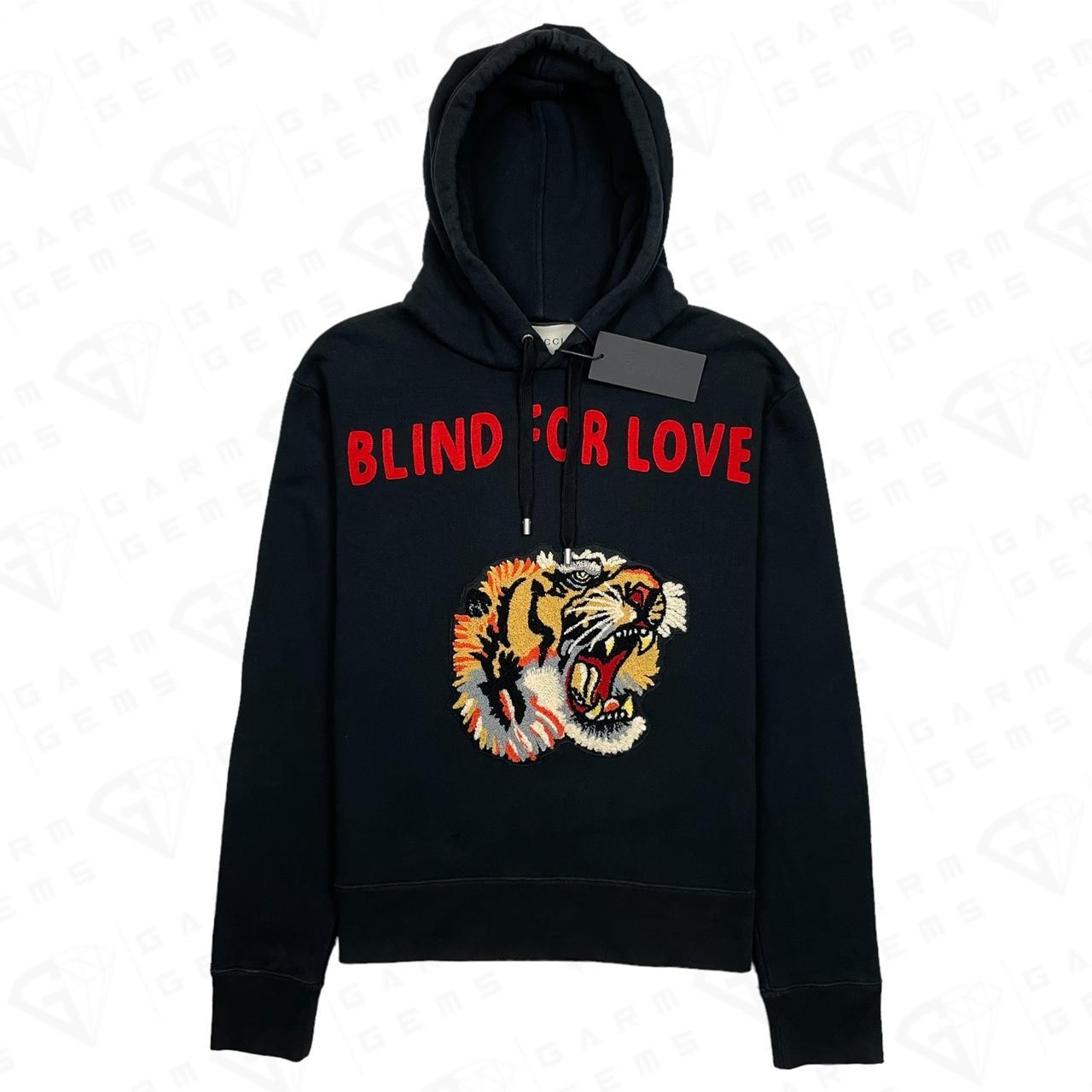Authentic Gucci Blind For Love Embroidered Tiger... Depop