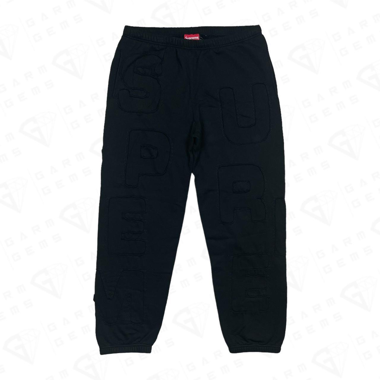 supreme cutout letters sweatpants - ファッション