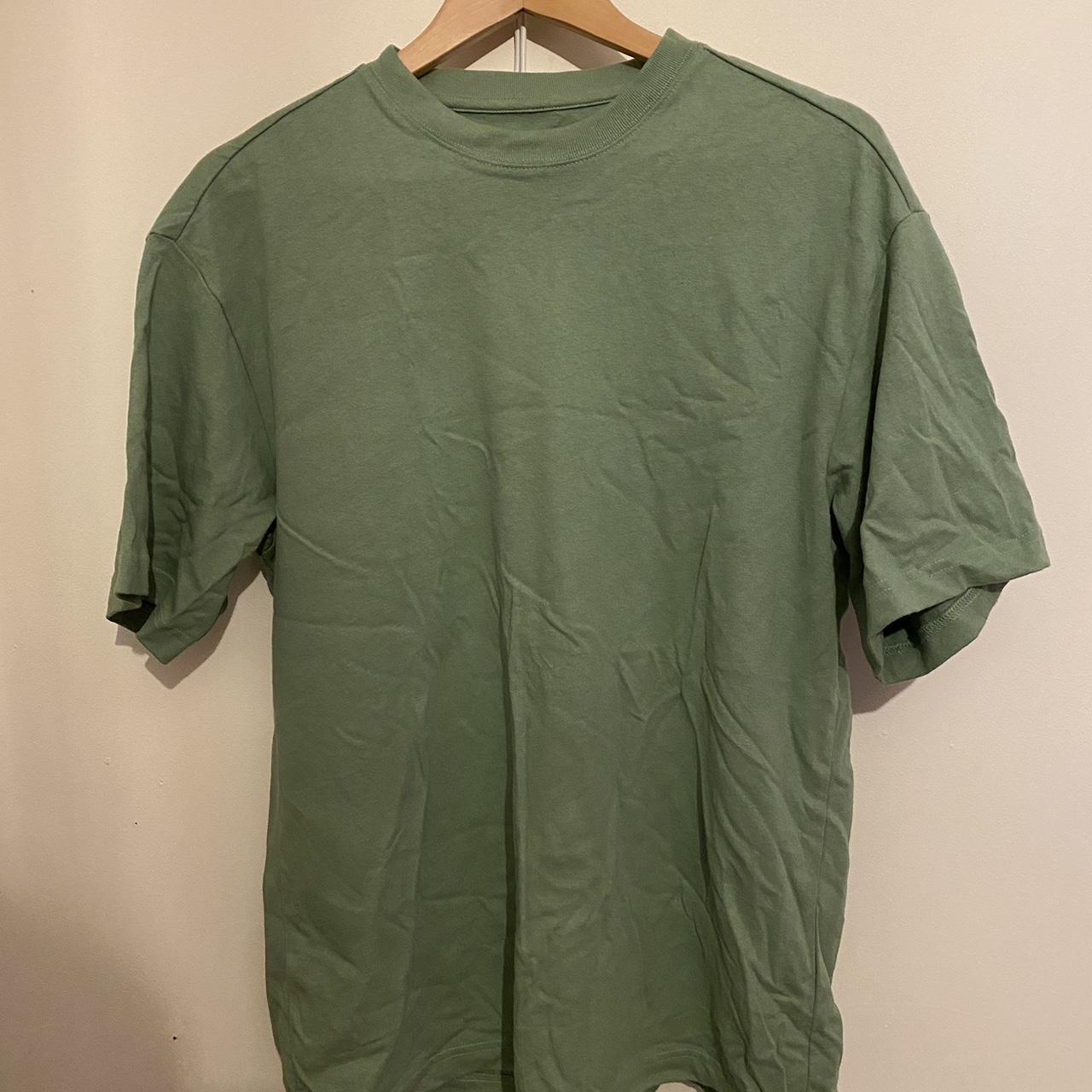 H&M Men's Green T-shirt | Depop