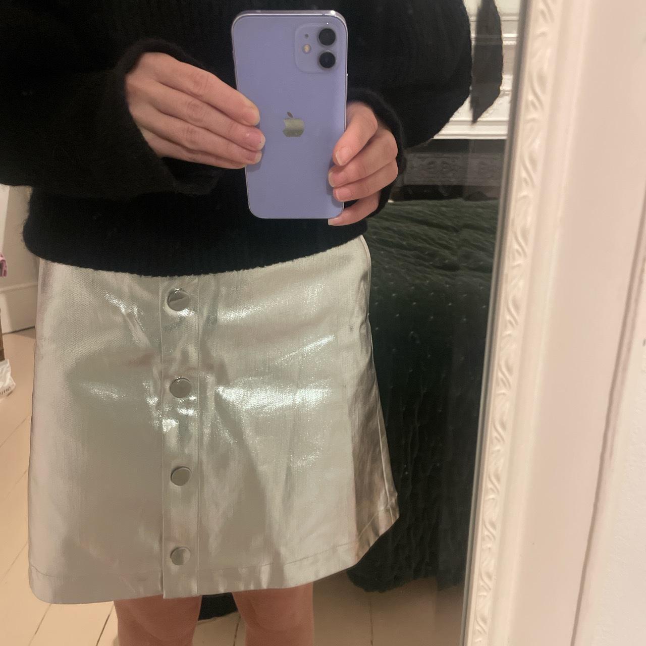 CUTE perseverance metallic skirt never worn!, Size 8...