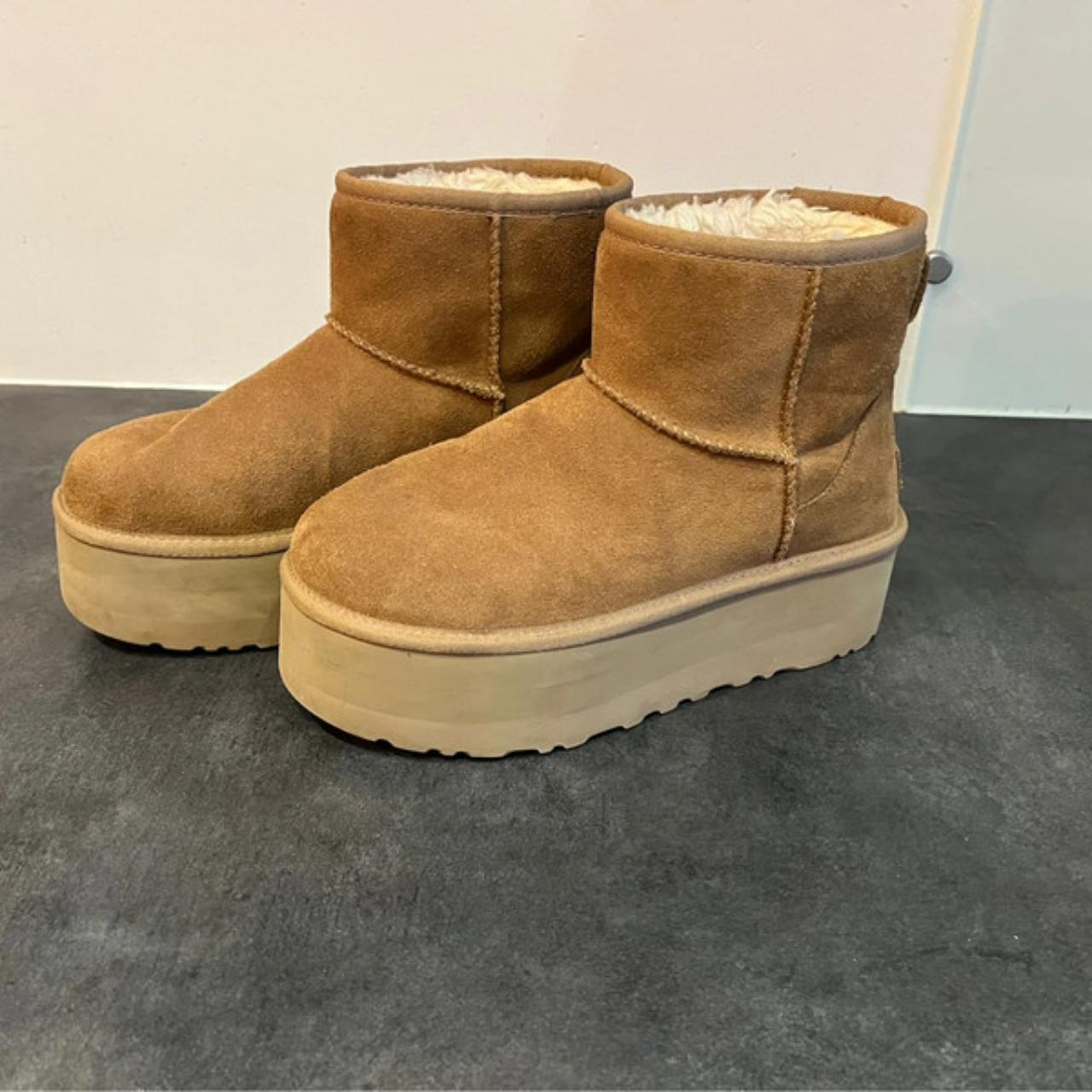 UGG Classic Mini II Boots in Hickory Size 5 Brand... - Depop