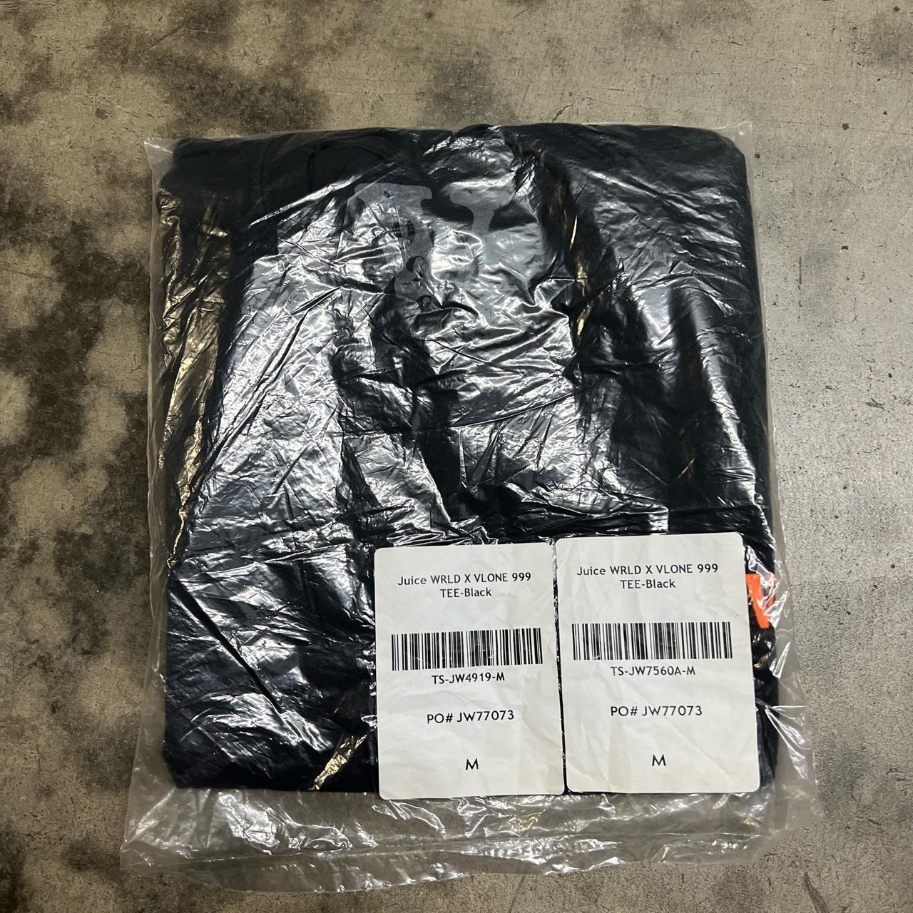 Vlone X Juice Wrld 999 Black, Blue, And Butterfly M - Depop