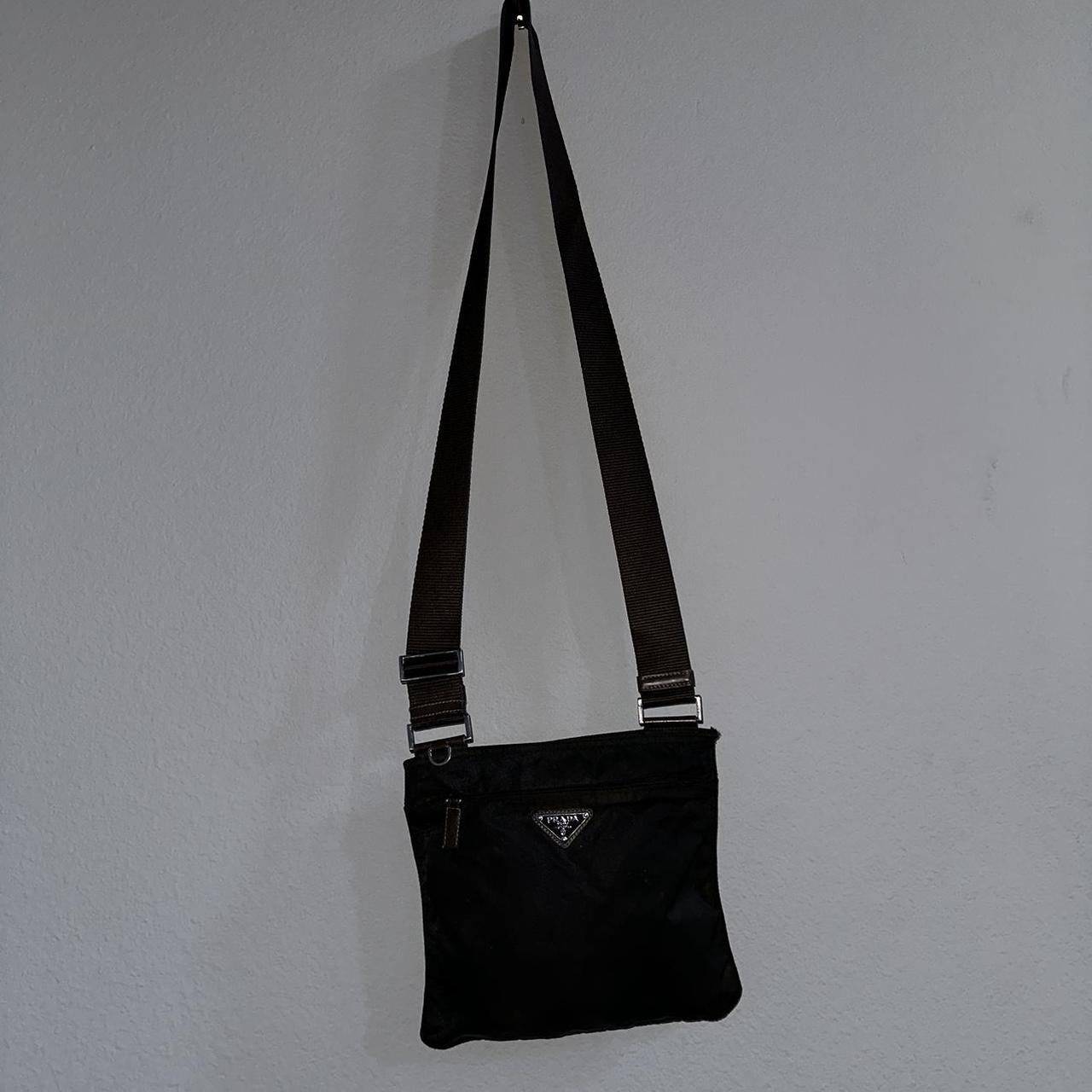 Vintage Prada Messenger bag. Bought in Italy. Made - Depop