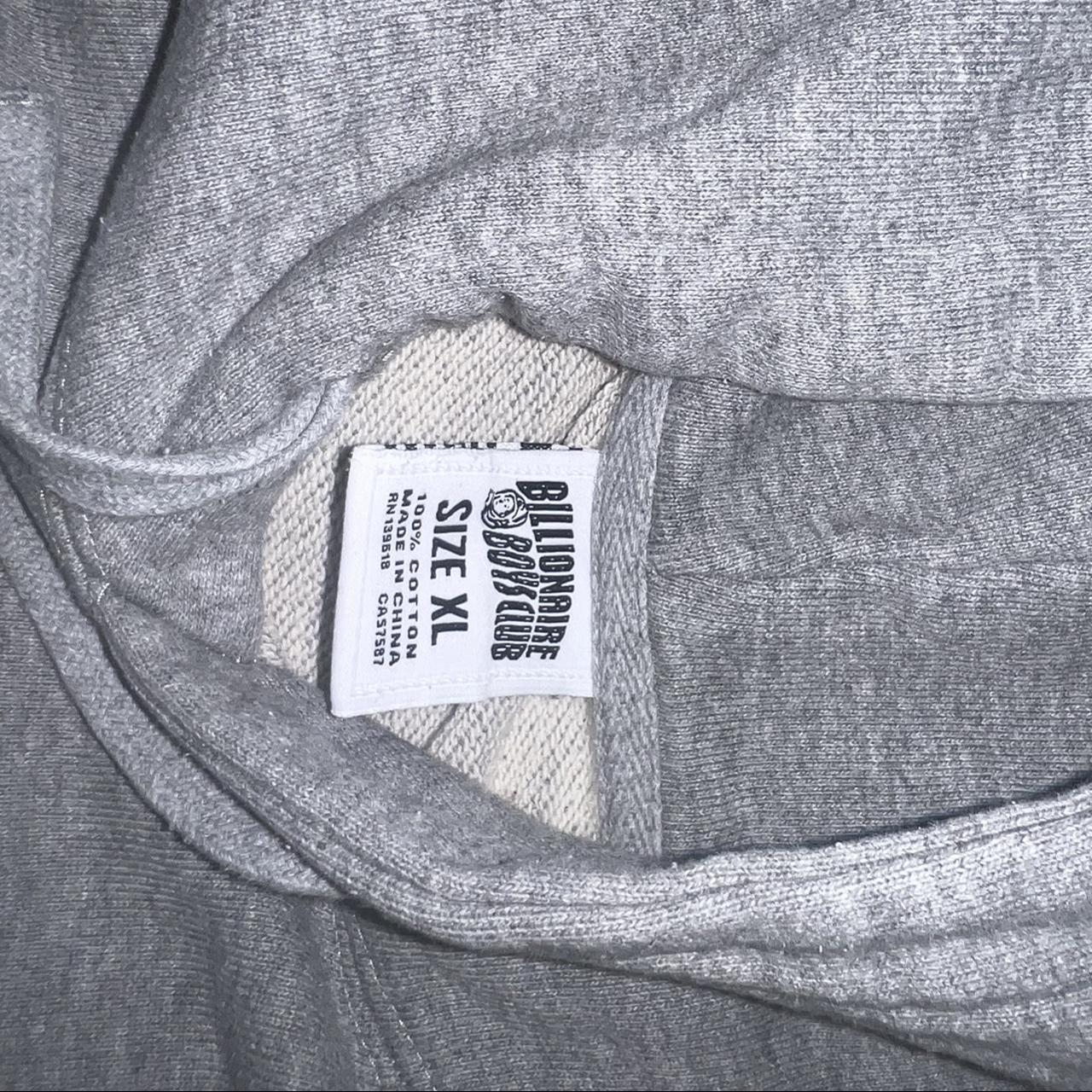 Billionaire boys club hoodie Grey with green space... - Depop