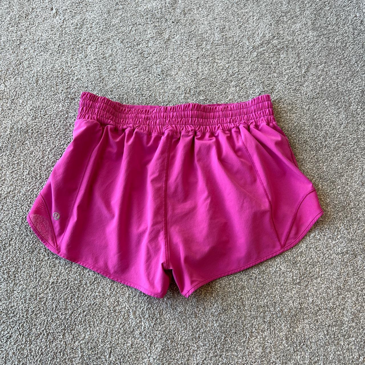 Lululemon Hotty Hot HR 2.5” shorts in sonic pink. - Depop