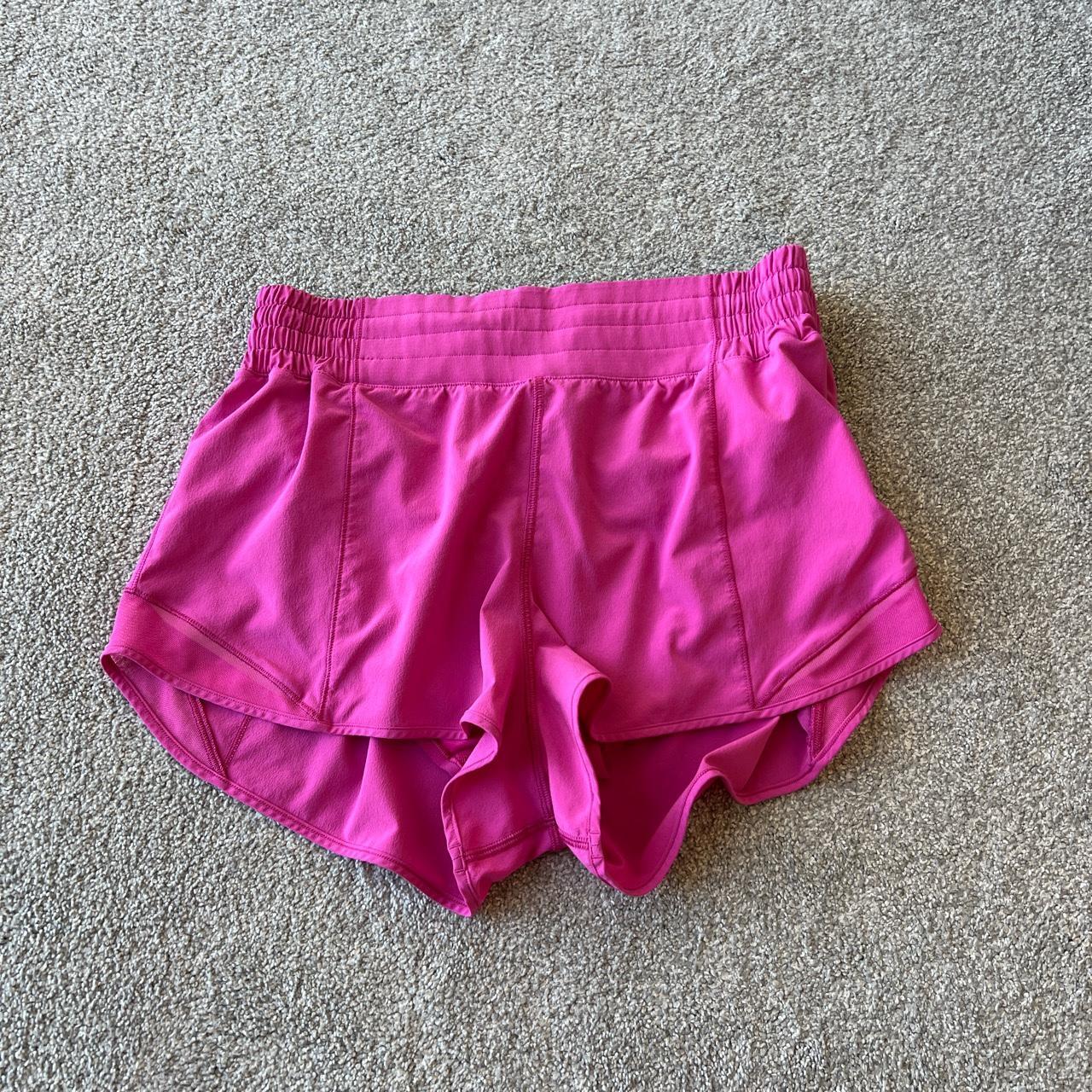 Lululemon Hotty Hot HR 2.5” shorts in sonic pink. - Depop