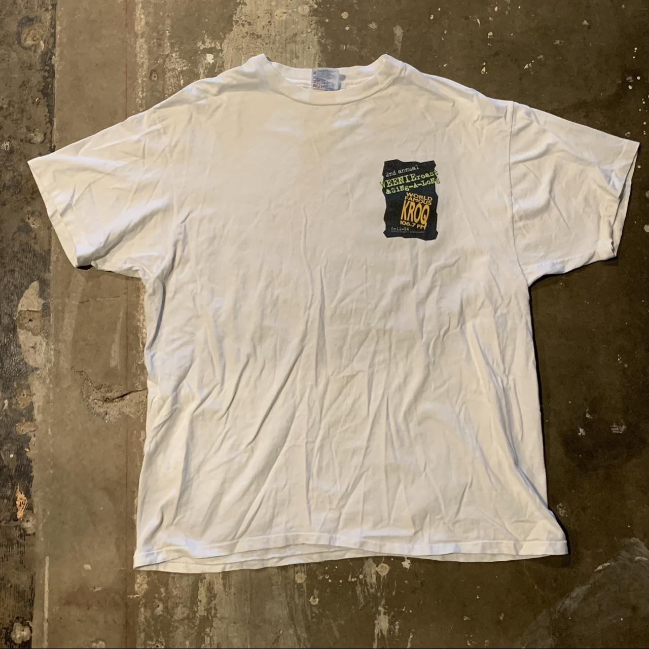 Vintage 1994 kroq weenie fest single stitch shirt on... - Depop