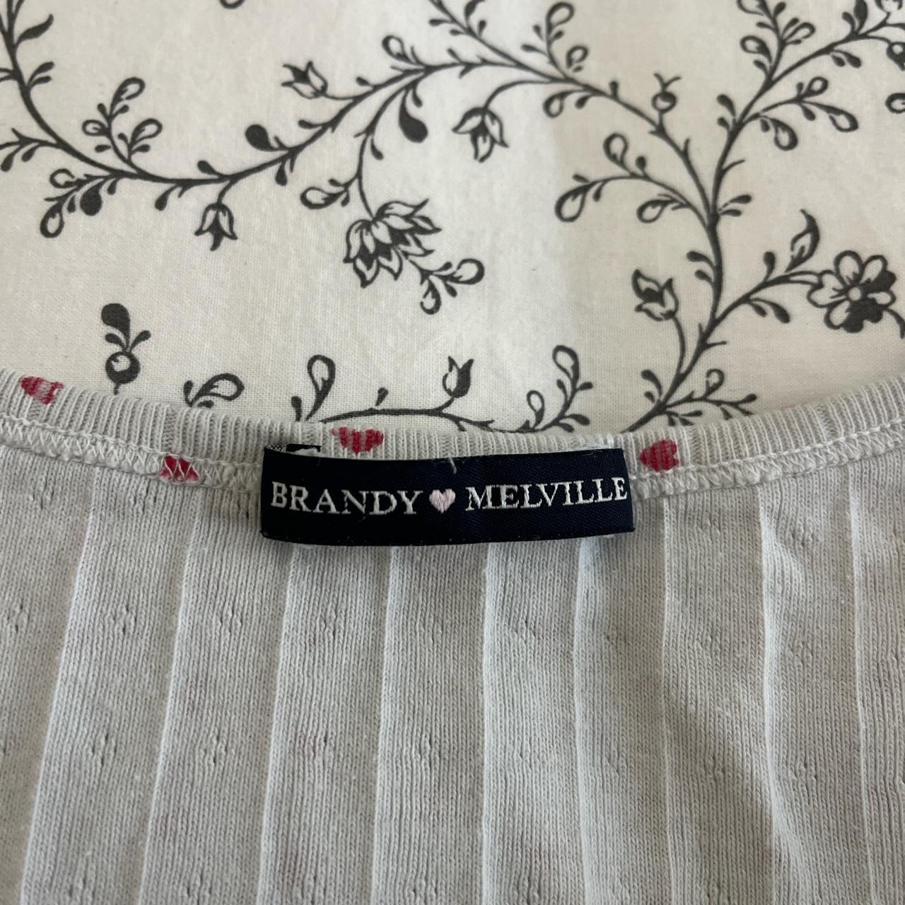 brandy melville heart belle tank ♡ one size ♡... Depop