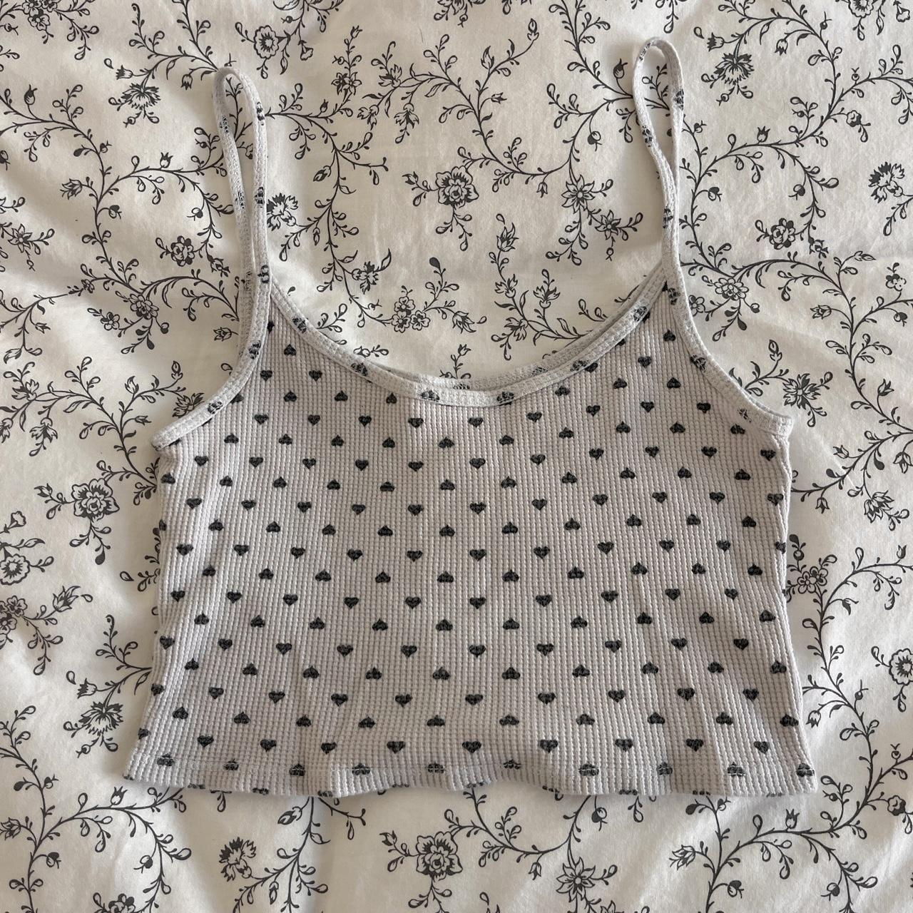 Brandy Melville pink skylar heart tank - $31 New With Tags - From Diane