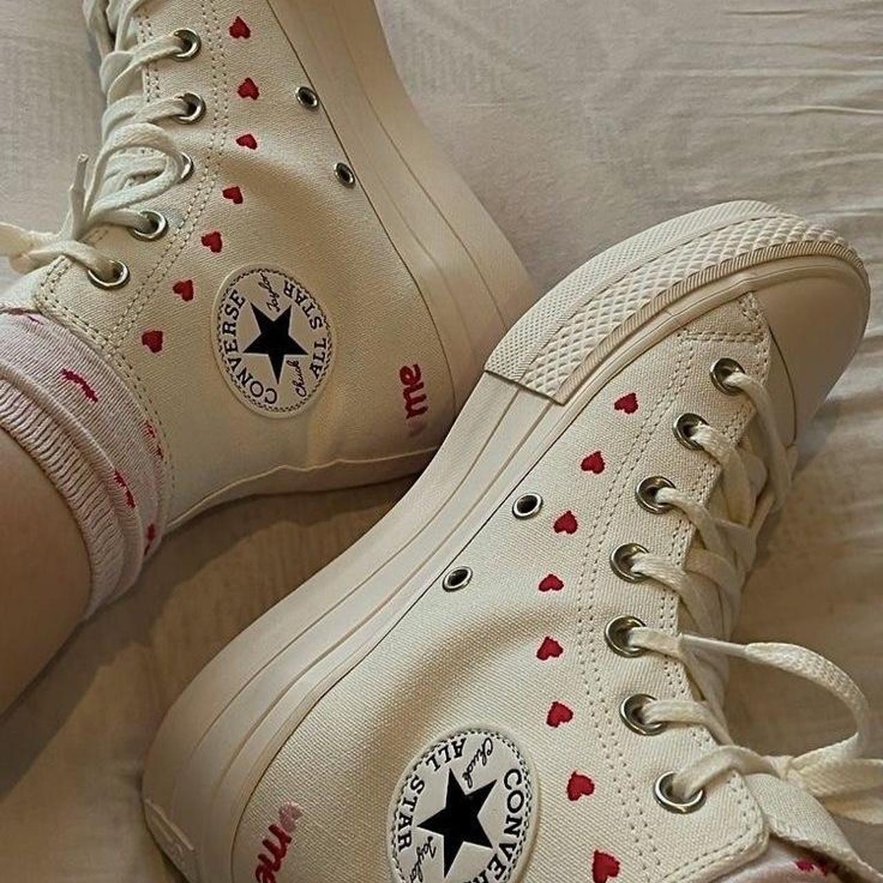 Limited edition white on sale converse