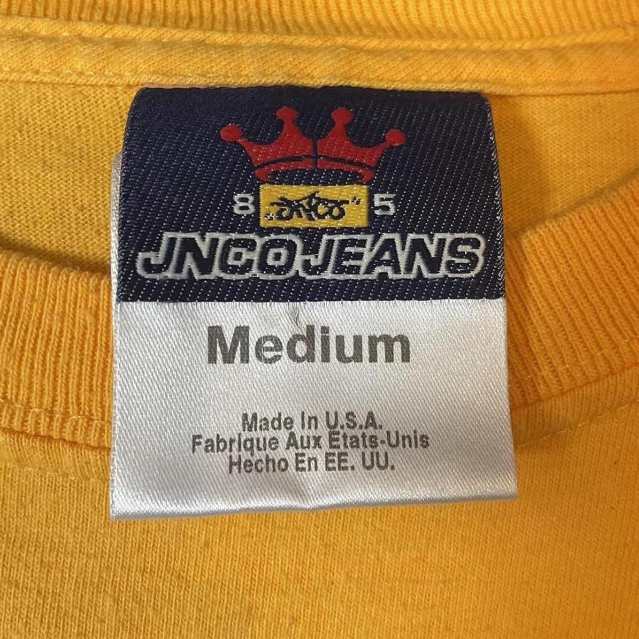 JNCO Men's Yellow T-shirt | Depop