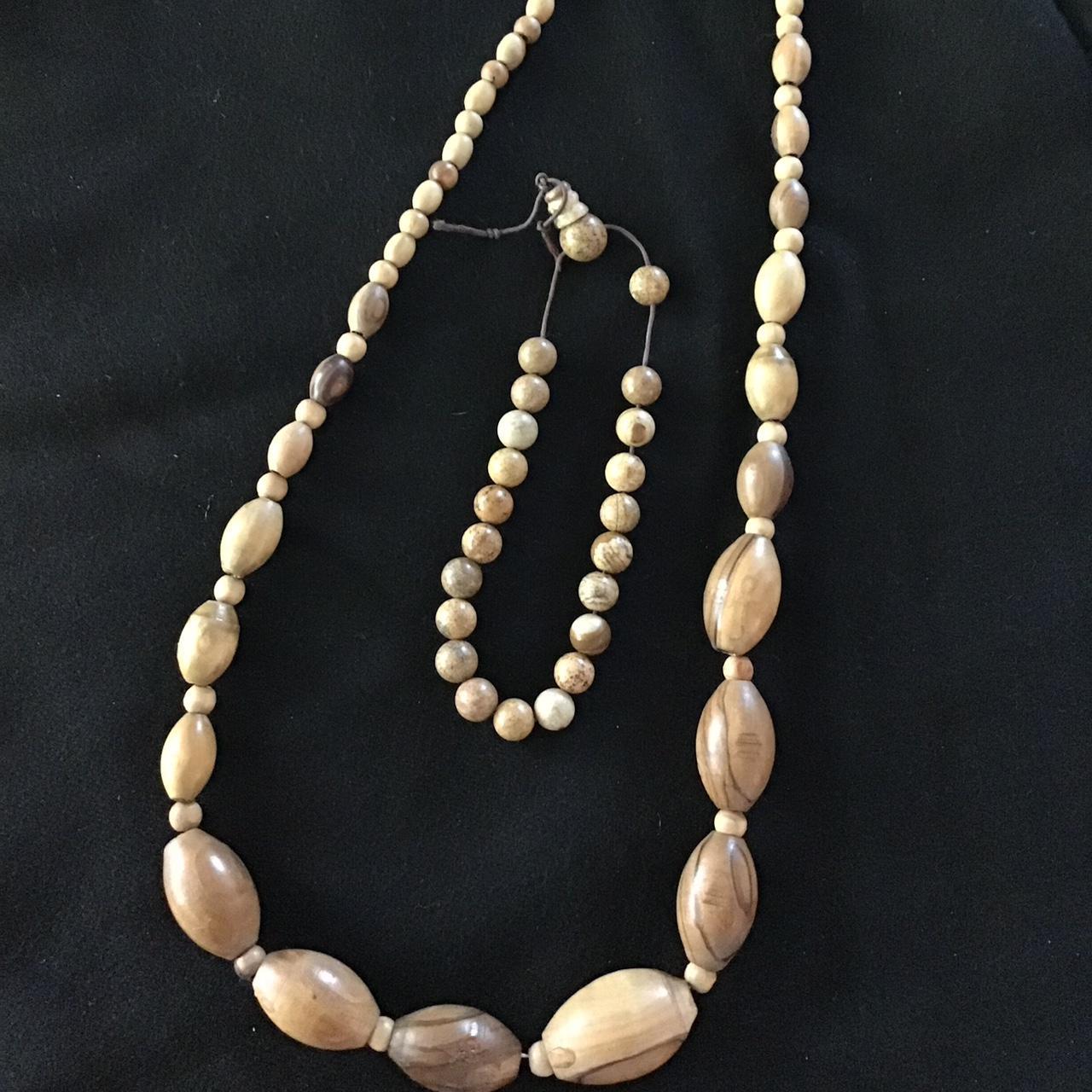 BUY COOSTUFF Vintage Wood Necklace With Metal ON SALE NOW! - Wooden Earth