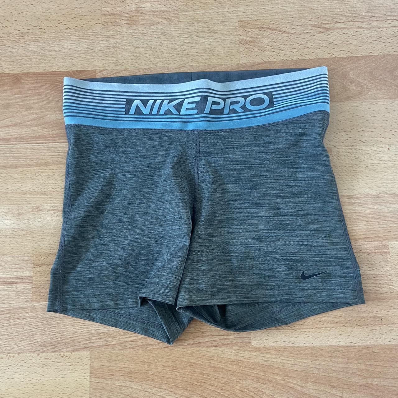 womens grey nike pro shorts
