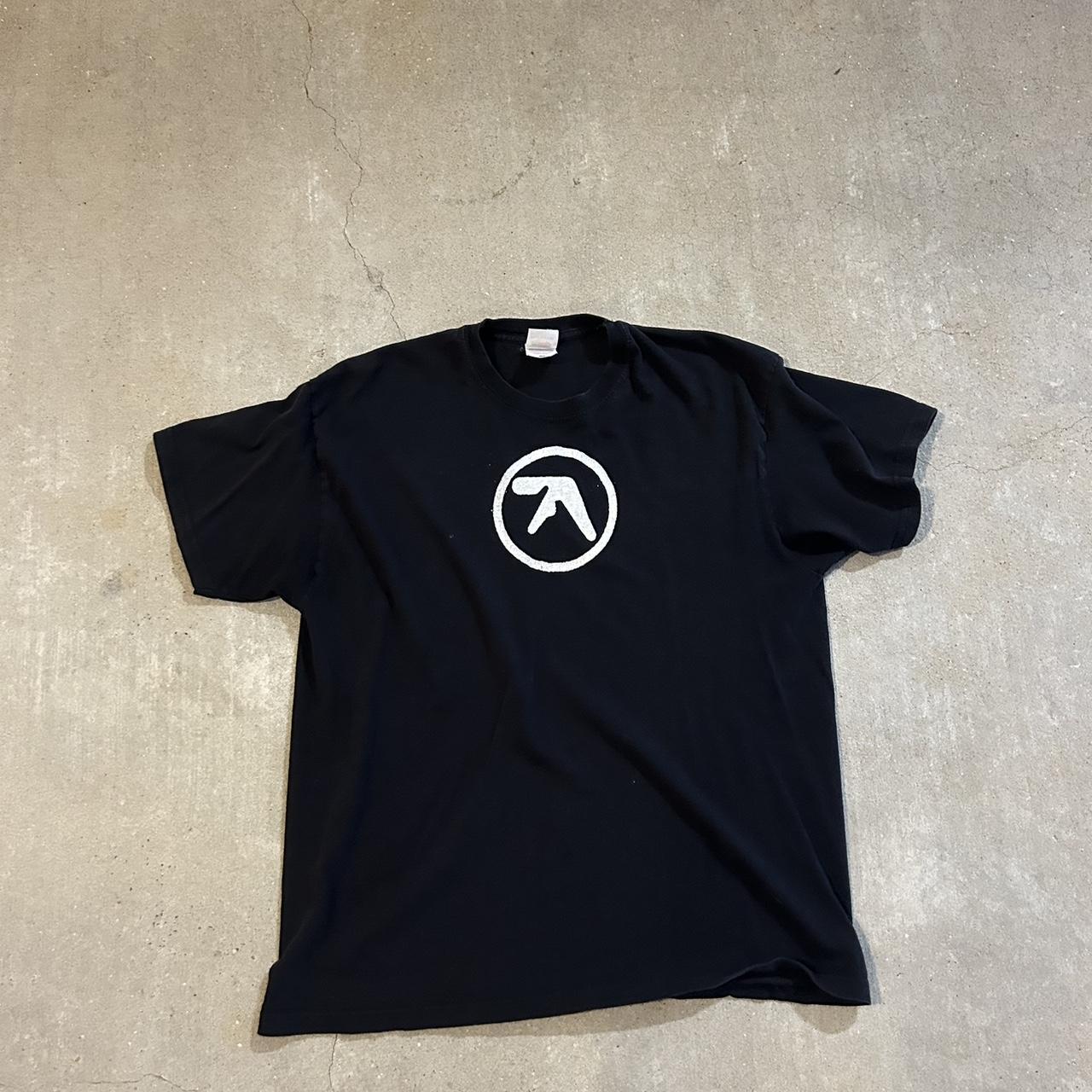 Aphex Twin fruit of the loom tee in great... - Depop