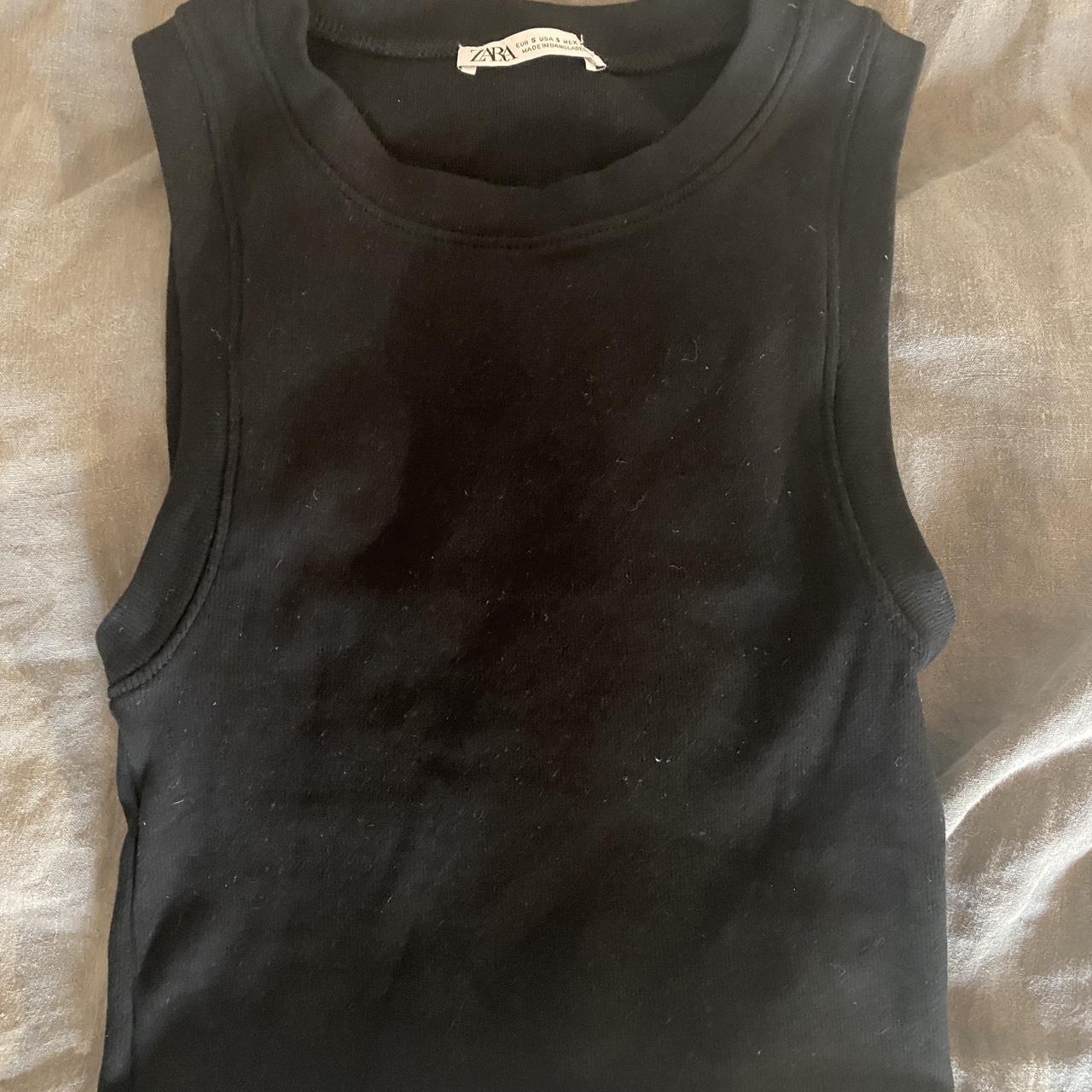 Zara black tank. Great basic to have, and looks... Depop
