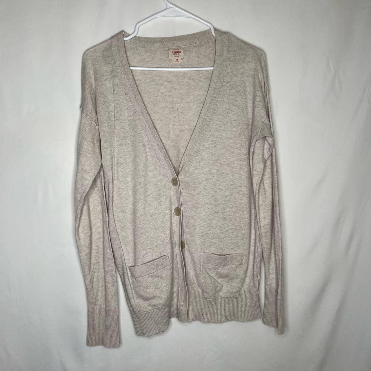 Mossimo Women's Cream Cardigan | Depop