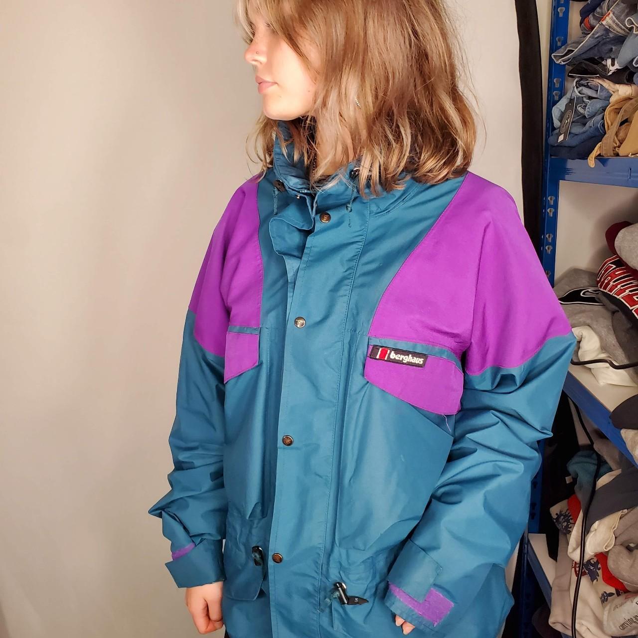 Vintage Berghaus technical windbreaker raincoat,... Depop