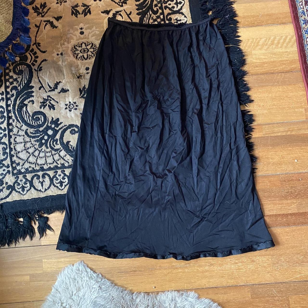 black underskirt / slip skirt no tags in it but... - Depop