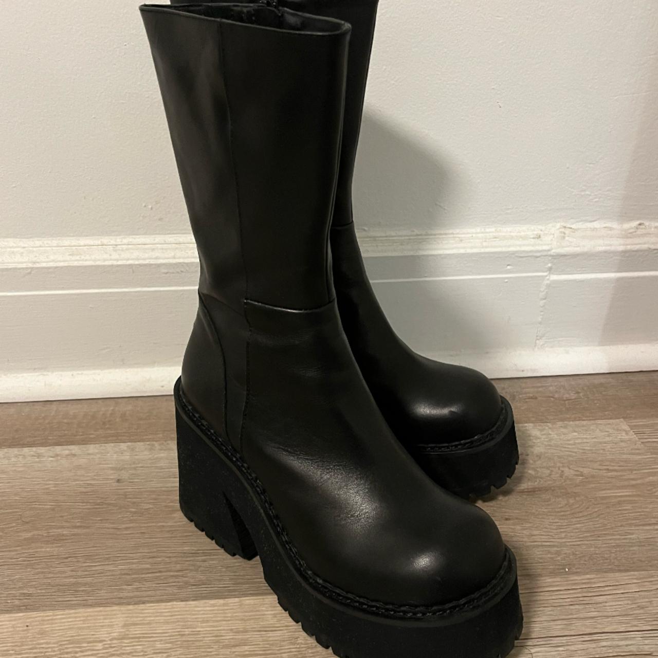 UNIF Parker Boots womens size 10! only worn for... Depop