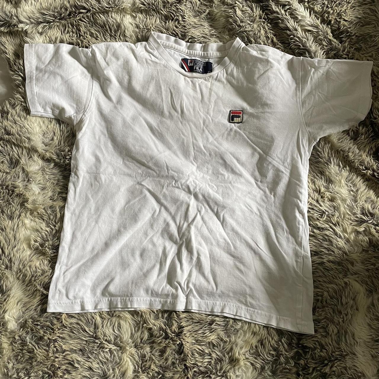 Silver fila deals shirt