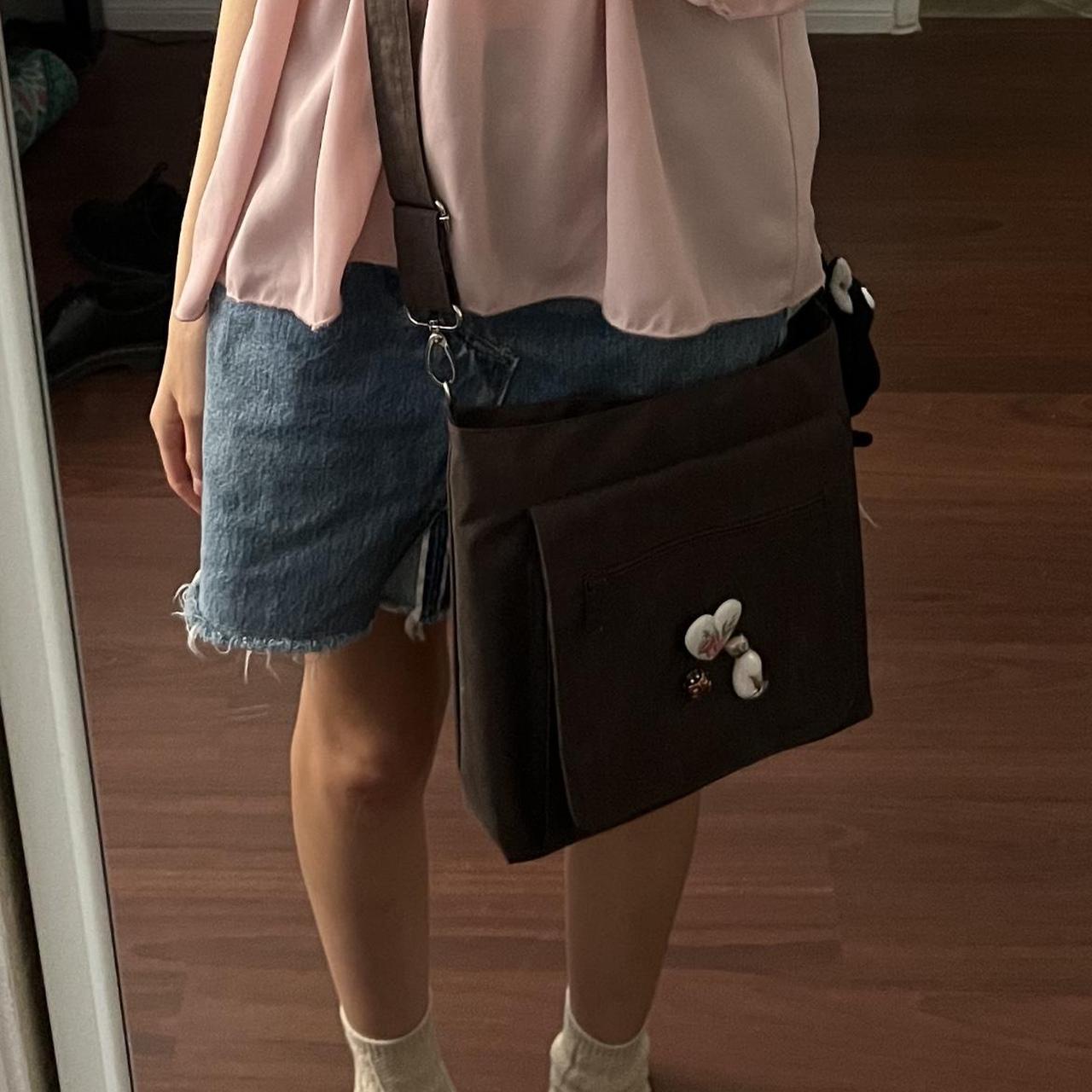 dark brown messenger bag 💼 adjustable strapNperfect... Depop