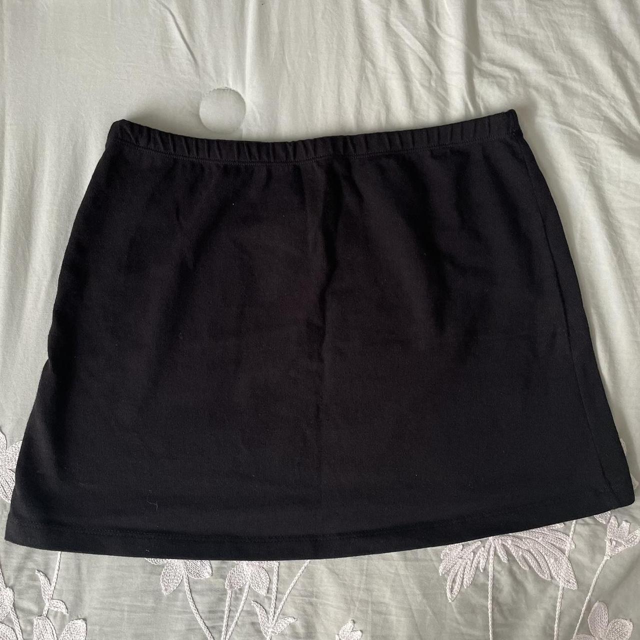 Brandy Melville Women's Black Skirt Depop