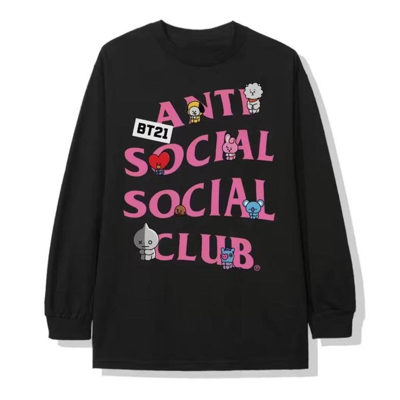 Bt21 anti social social club t shirt on sale