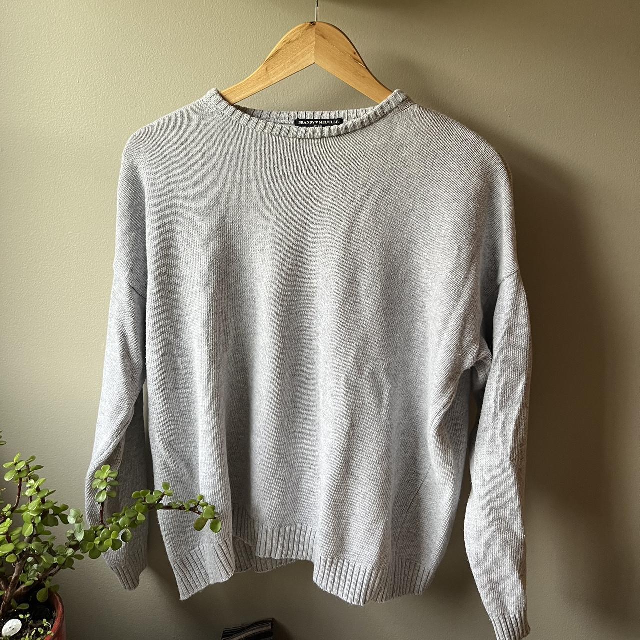 BRANDY MELVILLE SWEATER Perfect condition. So cute... - Depop