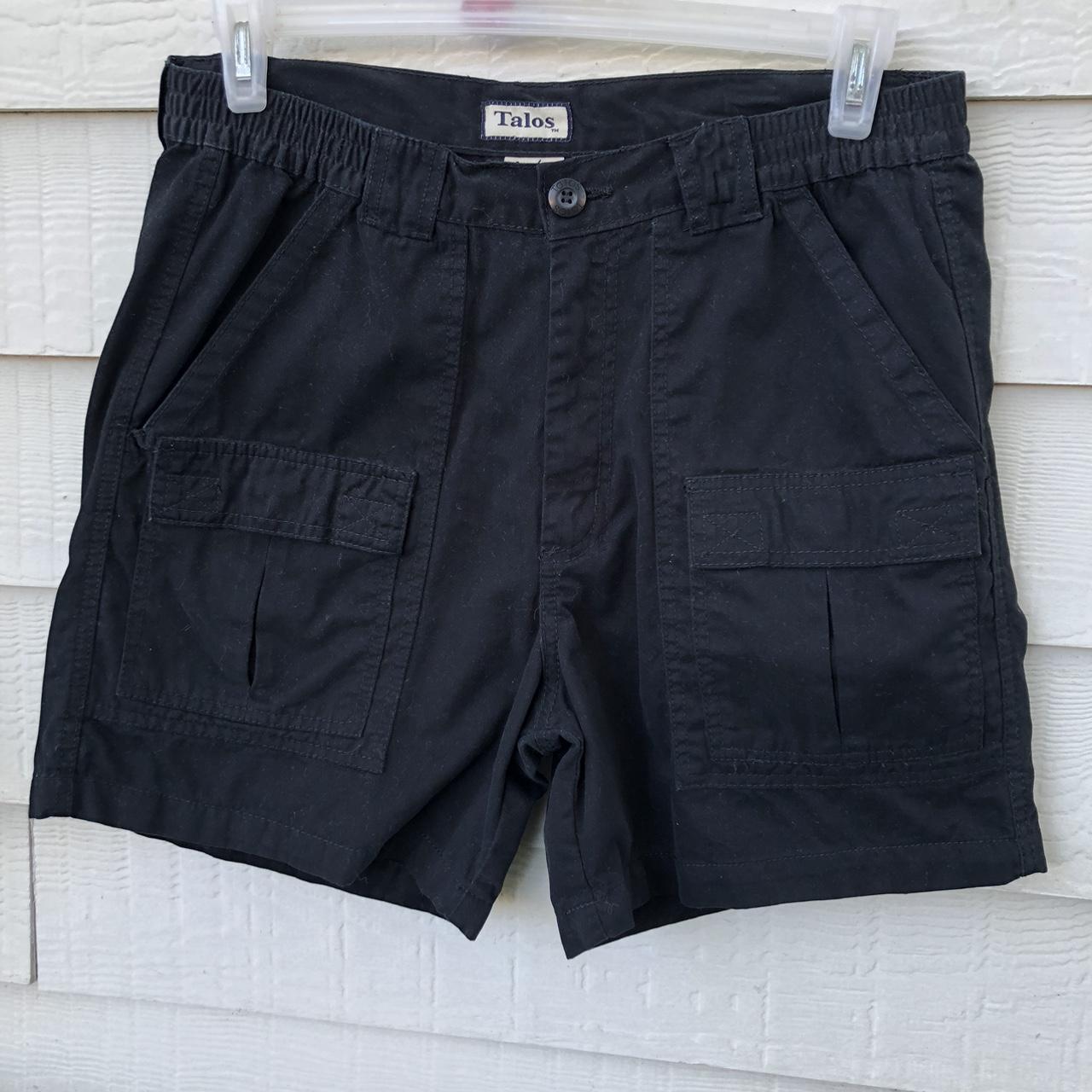 Talos Men's Shorts Men's vintage black Depop