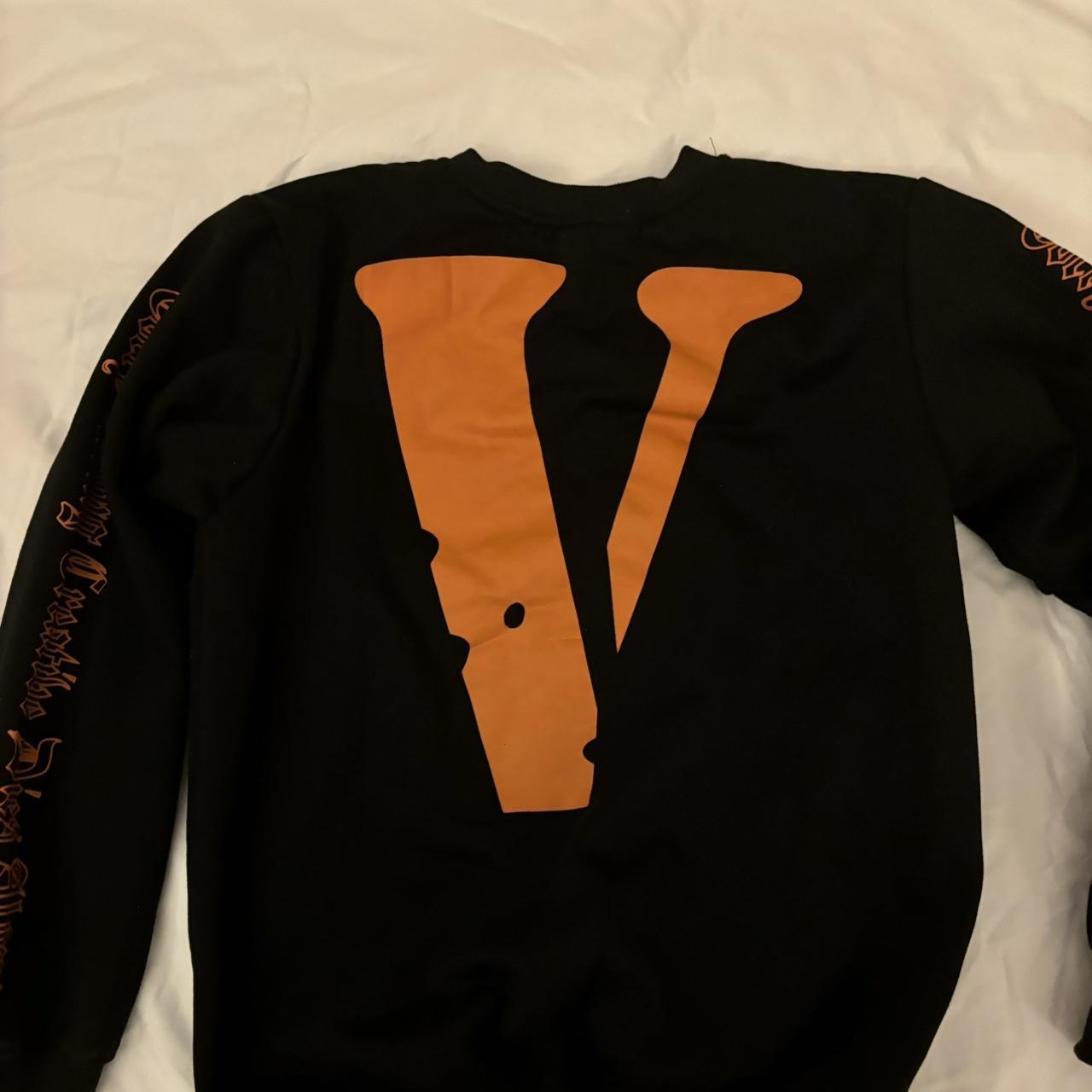 Off white black and orange sweatshirt hot sale