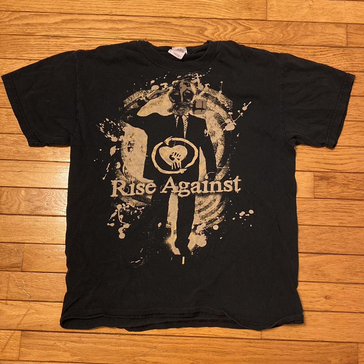 Vintage Rise Against T Shirt Black Medium Such a... Depop
