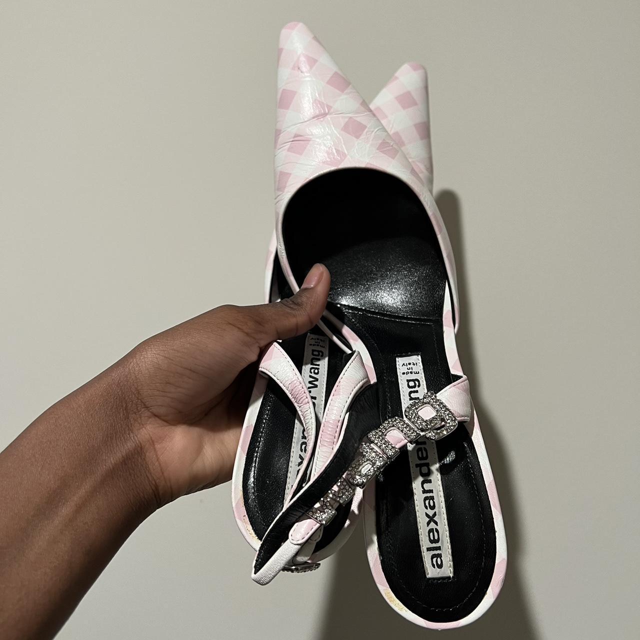 alexander wang heels white
