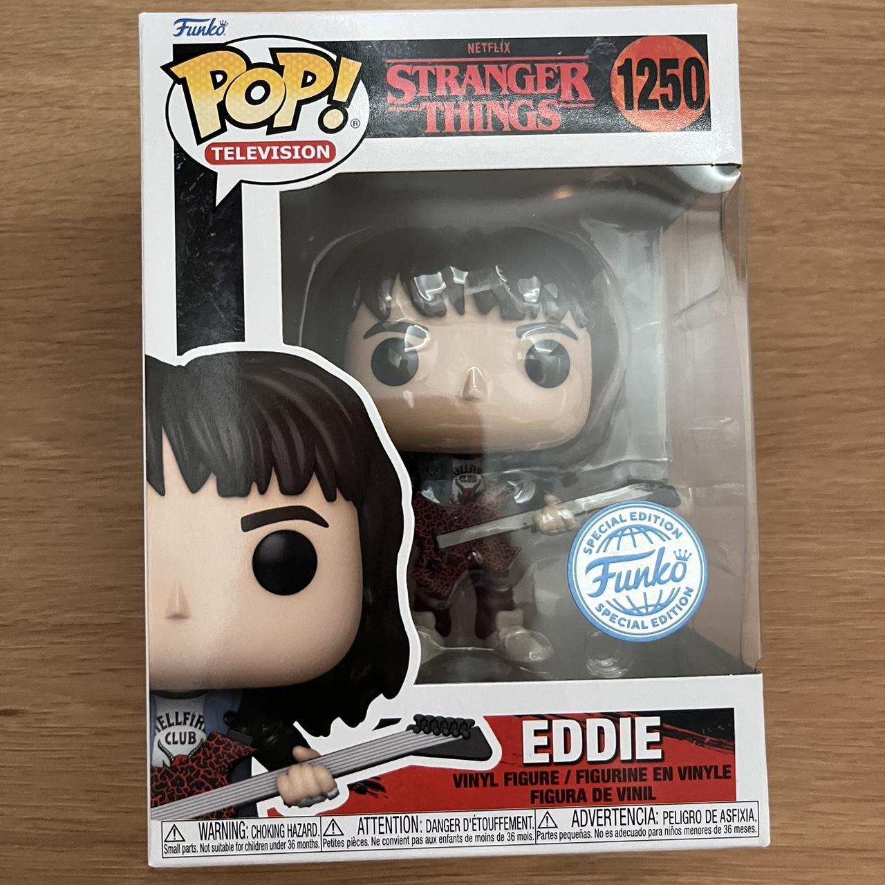 Eddie Munson Funko pop. Never been taken out the... - Depop