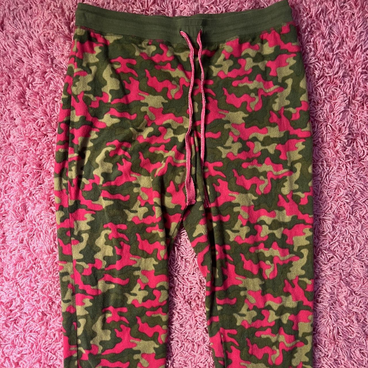 Y2k Pink Camo PJ Pants Pink camo pj pants. Size xl... Depop