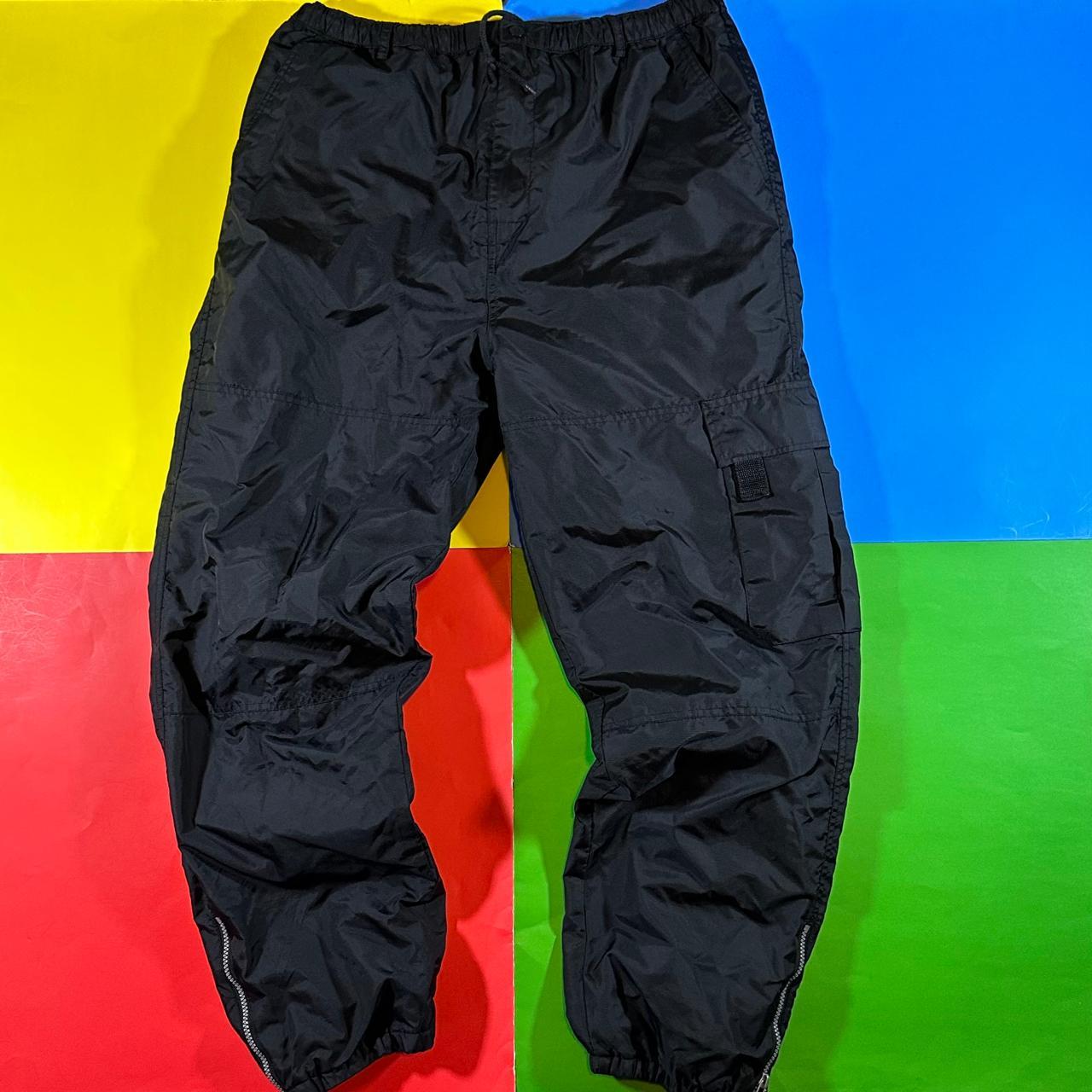 Vintage baggy Utility pants. Elastic waistband and... Depop