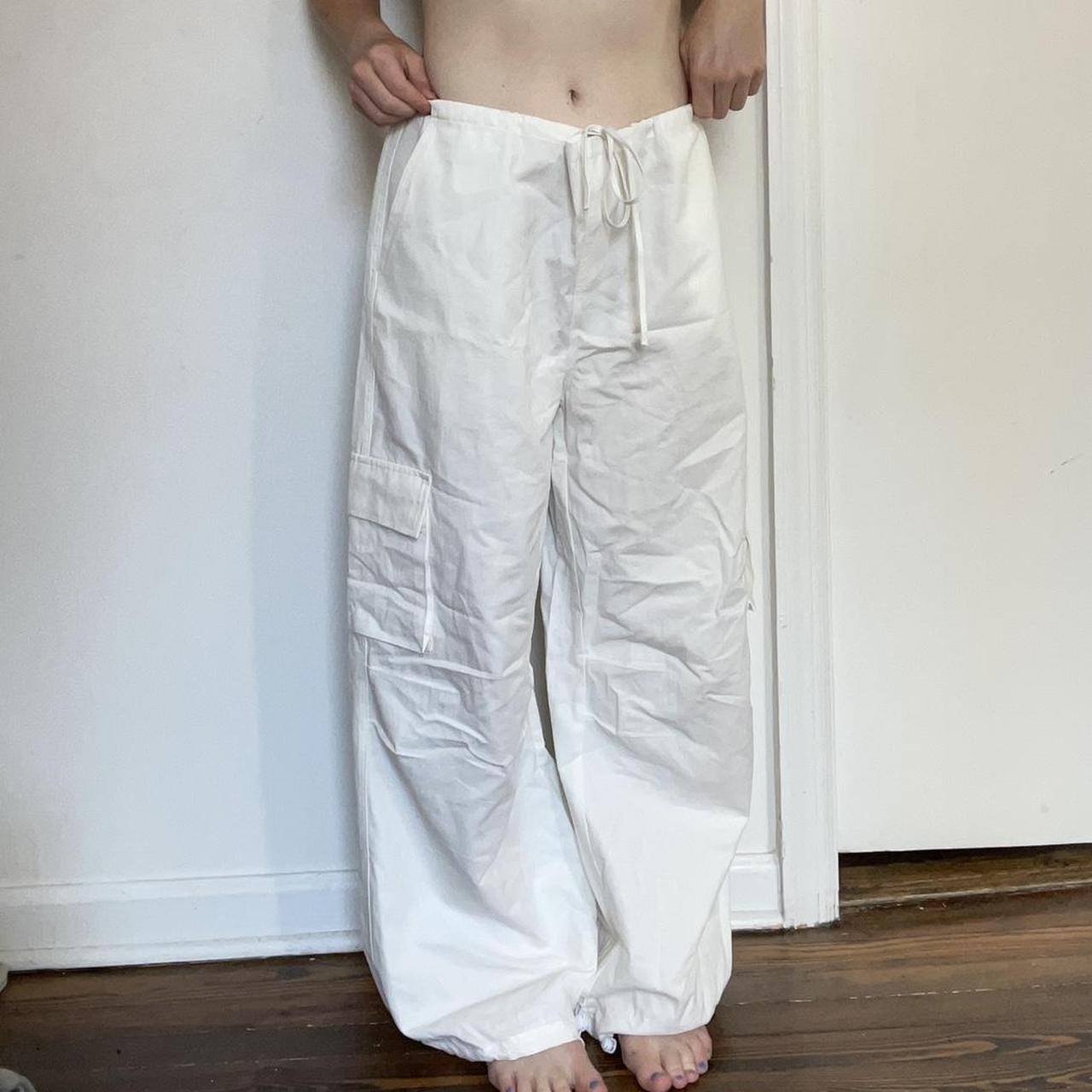 Baggy low rise parachute pants from cider Small... Depop